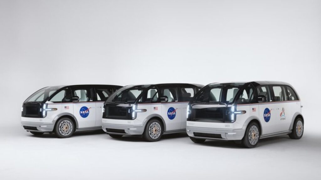 Canoo delivers its first EVs to support the NASA Artemis II moon mission