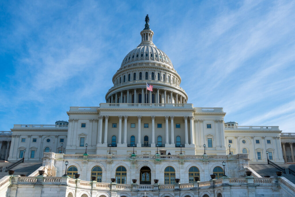 A photo of the U.S. Capitol.