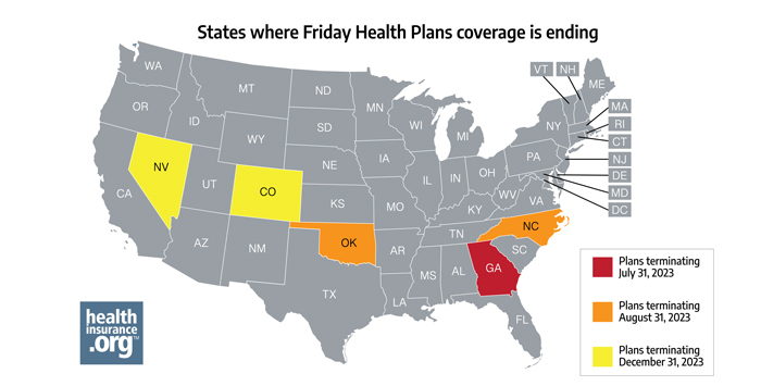 How Friday Health Plans insolvency will affect policyholders in five states