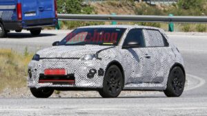 Renault 5 EV spy photos show dedication to retro looks