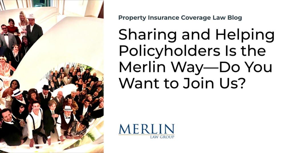 Sharing and Helping Policyholders Is the Merlin Way—Do You Want to Join Us?