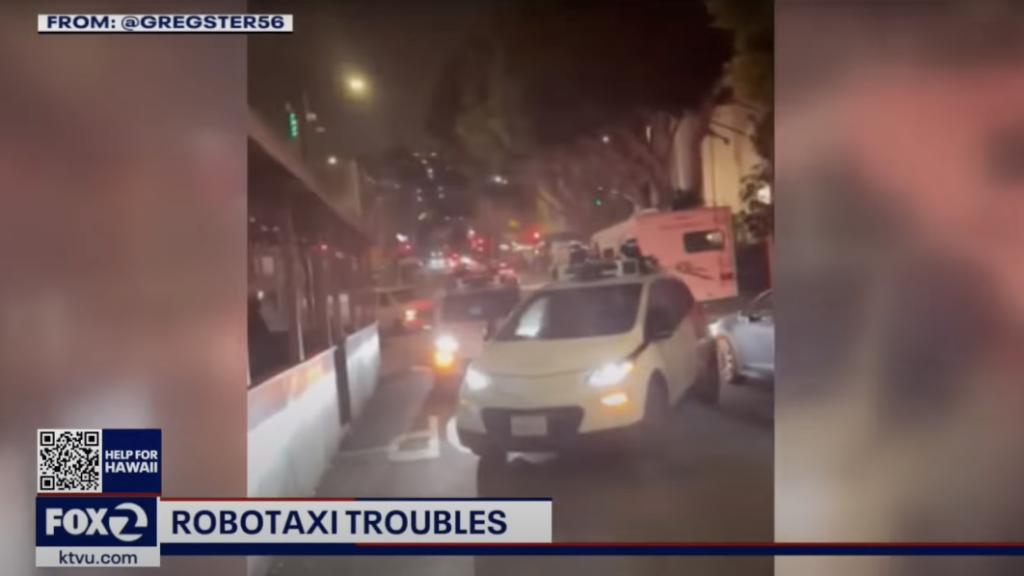 10 confused Cruise robotaxis create an autonomous traffic jam in San Francisco