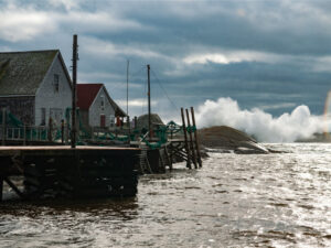 Coastal storm in Nova Scotia