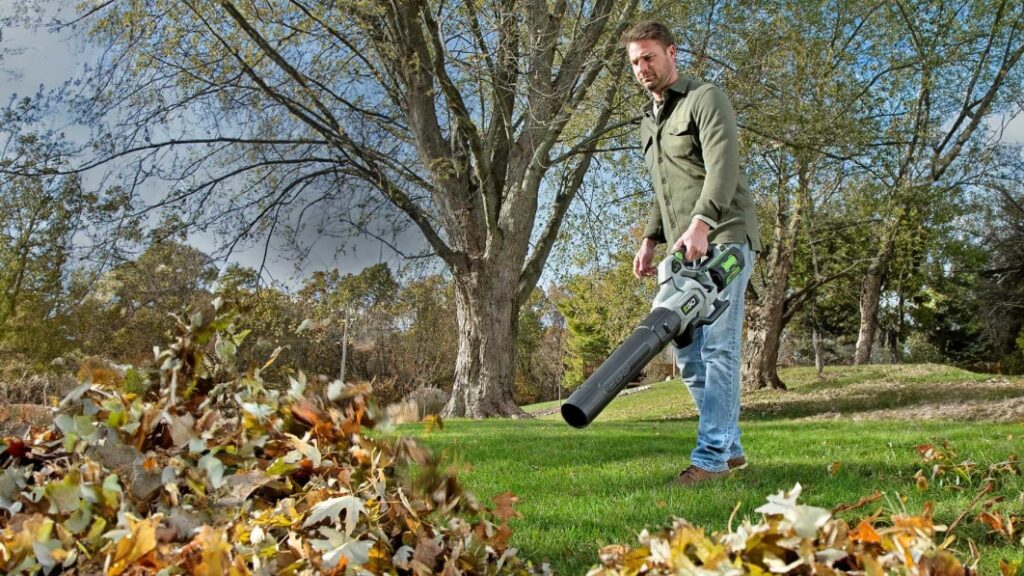 This EGO Power+ leaf blower is $100 off at Amazon right now