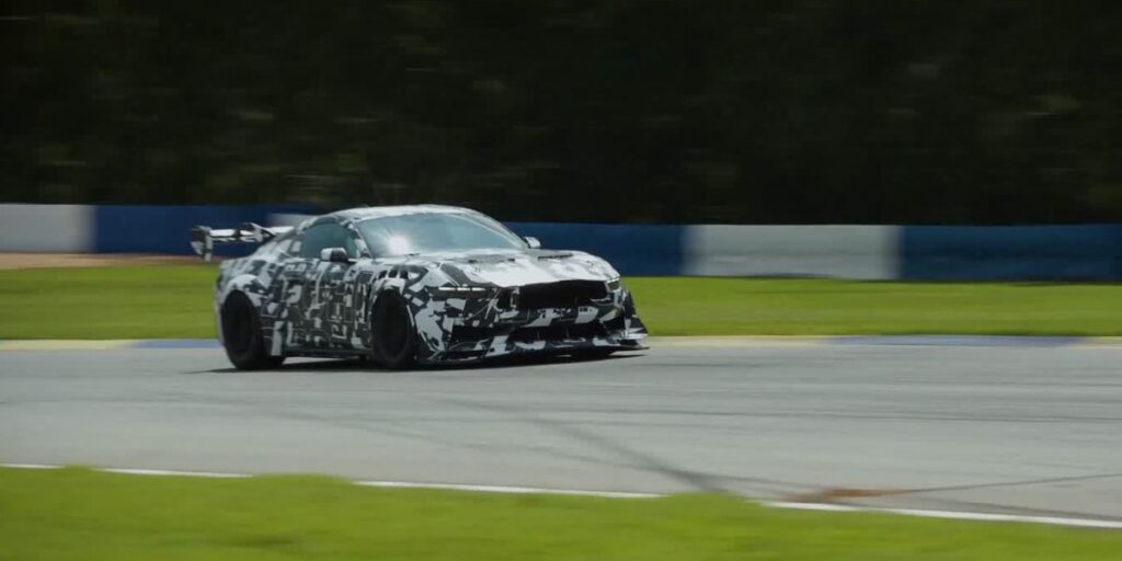 Listen to the 2025 Ford Mustang GTD's Supercharged V-8 Fury