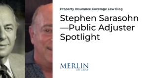 Stephen Sarasohn—Public Adjuster Spotlight