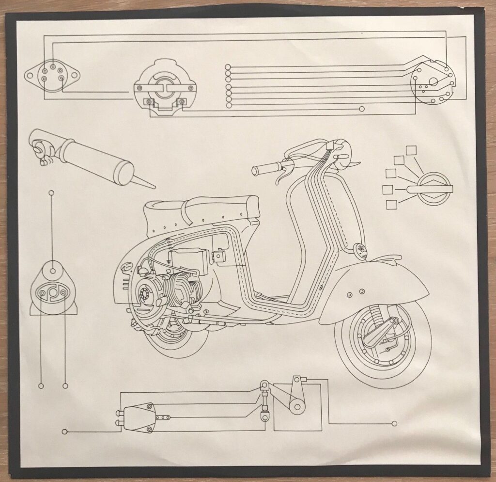 All Mod Cons inner sleeve Vespa