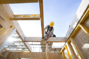 Construction Site (Carpenters Working On House Build).