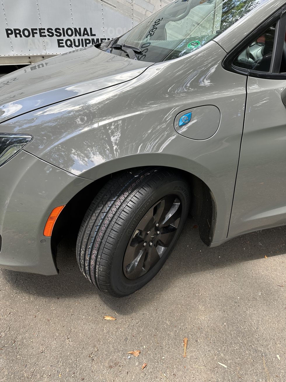 new tire on a pacifica