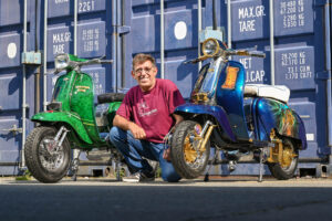 Paul Dizzy custom Lambretta