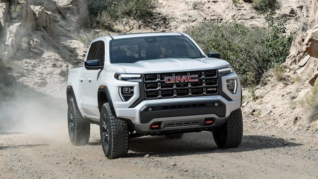 Someone Got A New GMC Canyon AT4 Stuck At 14,000 Feet On A Colorado Hiking Trail