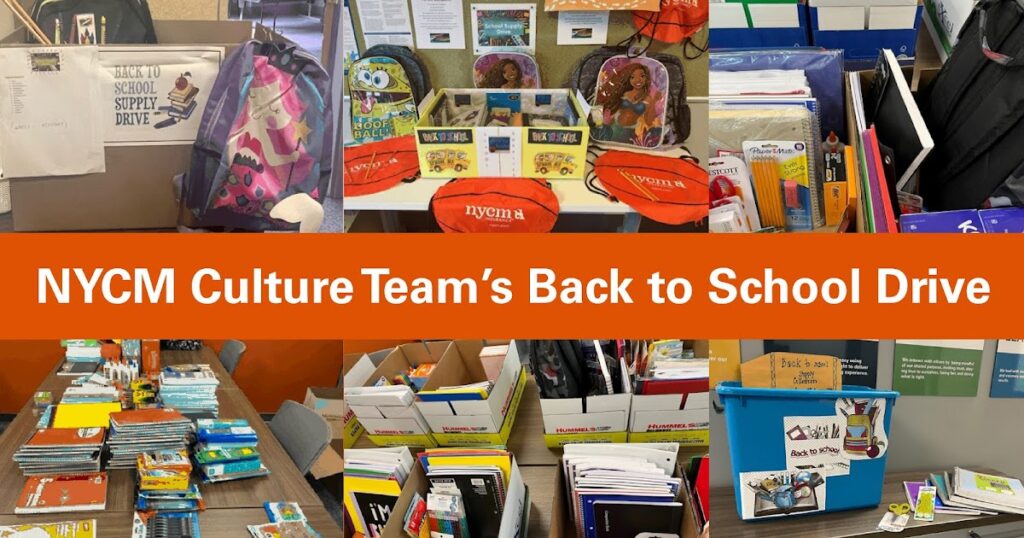 NYCM Stories: Culture Team’s Annual Back to School Drive