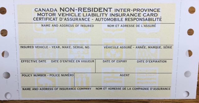 Does my U.S. car insurance cover my car in Canada?