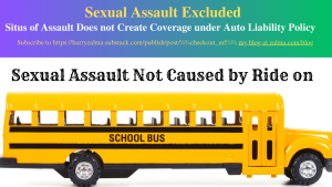 Sexual Assault Excluded