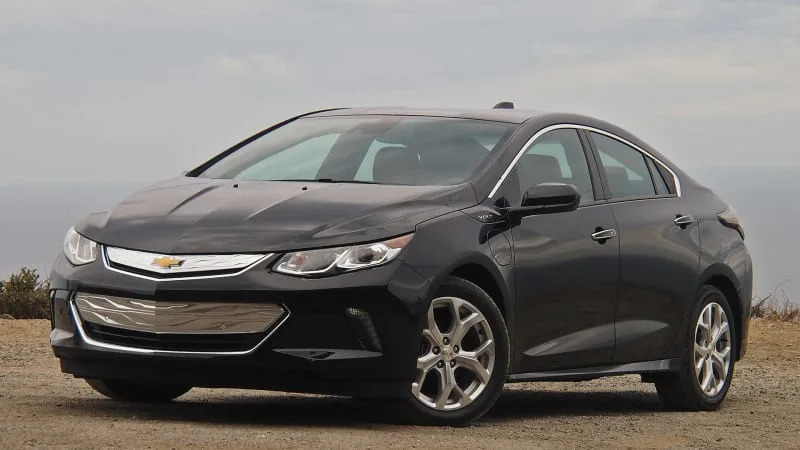 Chevy Volt sedan in black