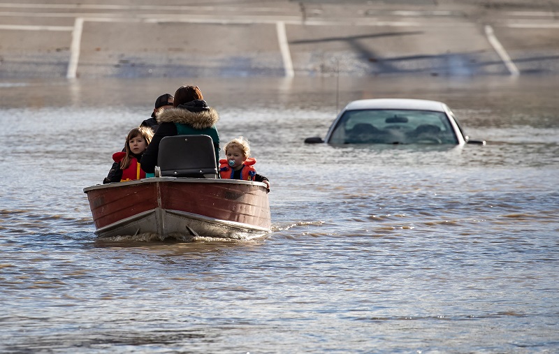 People stranded by high water due to flooding in B.C.