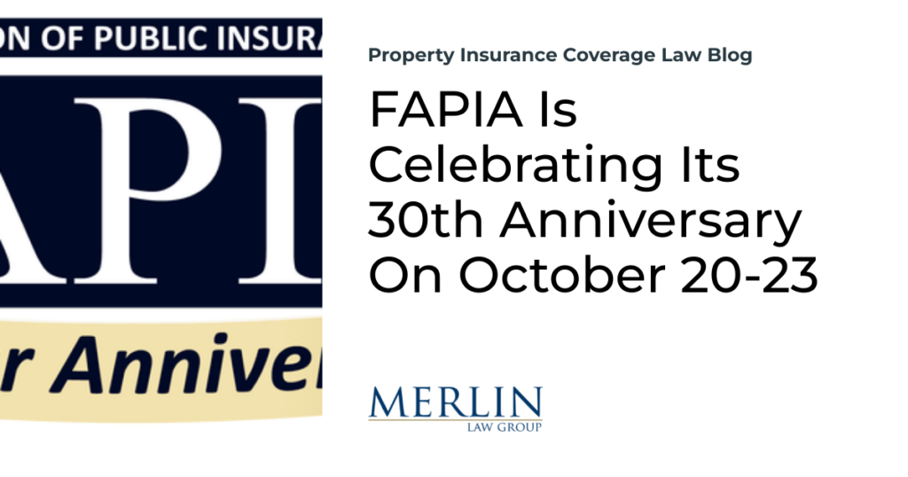 FAPIA Is Celebrating Its 30th Anniversary On October 20-23