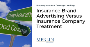 Insurance Brand Advertising Versus Insurance Company Treatment