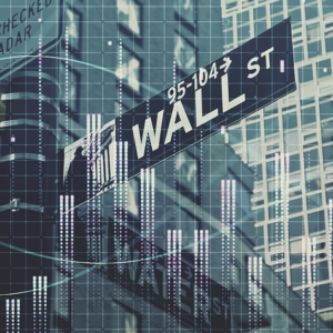 A Wall Street street sign