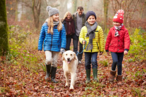 1 in 3 parents say their dog strengthen family bonds