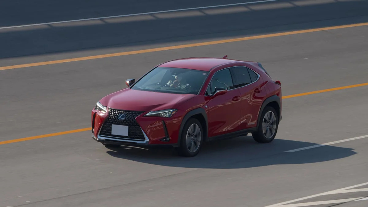 Lexus UX 300e with simulated manual transmission