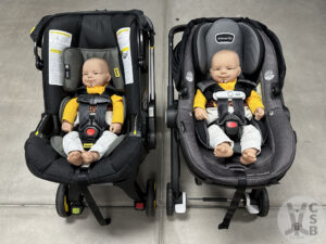 Doona vs. Evenflo Shyft DualRide: Battle of the Car Seat Stroller Combos