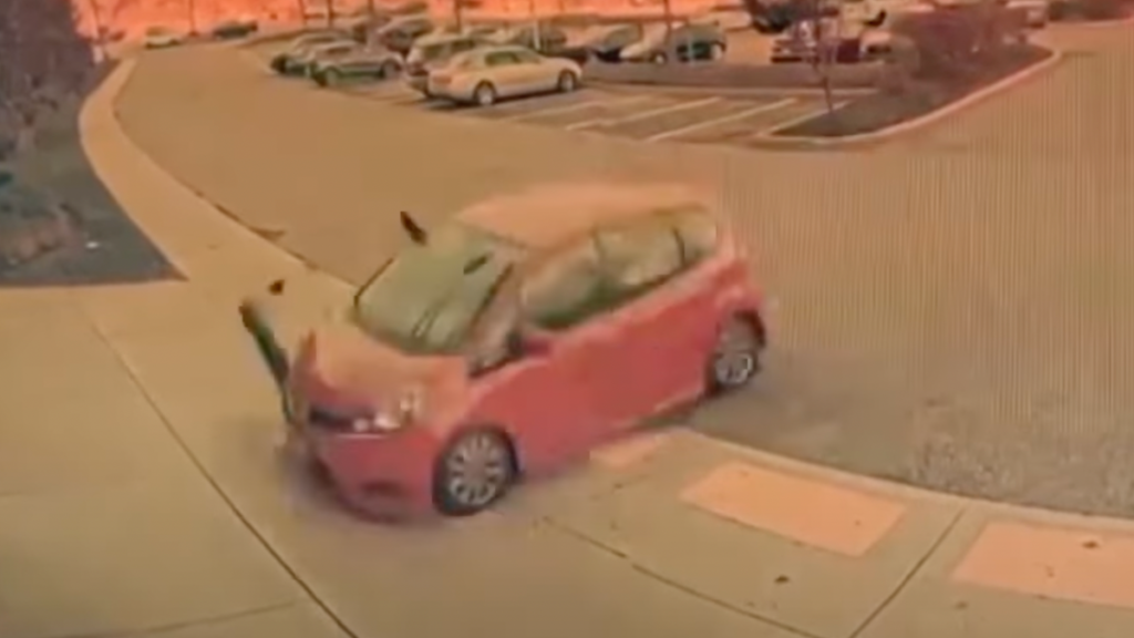 Out-Of-Control Honda Fit Smashes Into Massachusetts Building At Highway Speed