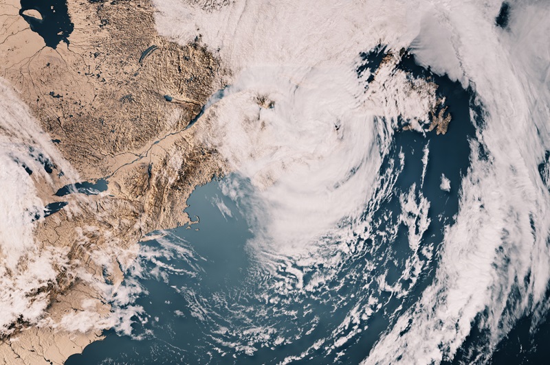 Hurricane Fiona Cloud Map