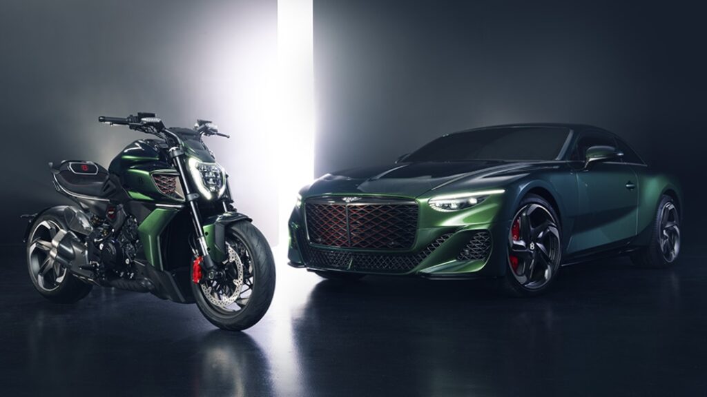 Ducati Diavel for Bentley is the first collaboration between the brands