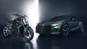 Ducati Diavel for Bentley is the first collaboration between the brands