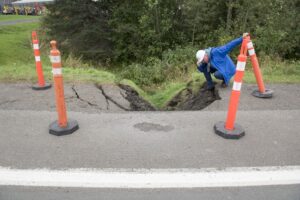 Damage from post-tropical storm Lee in New Brunswick