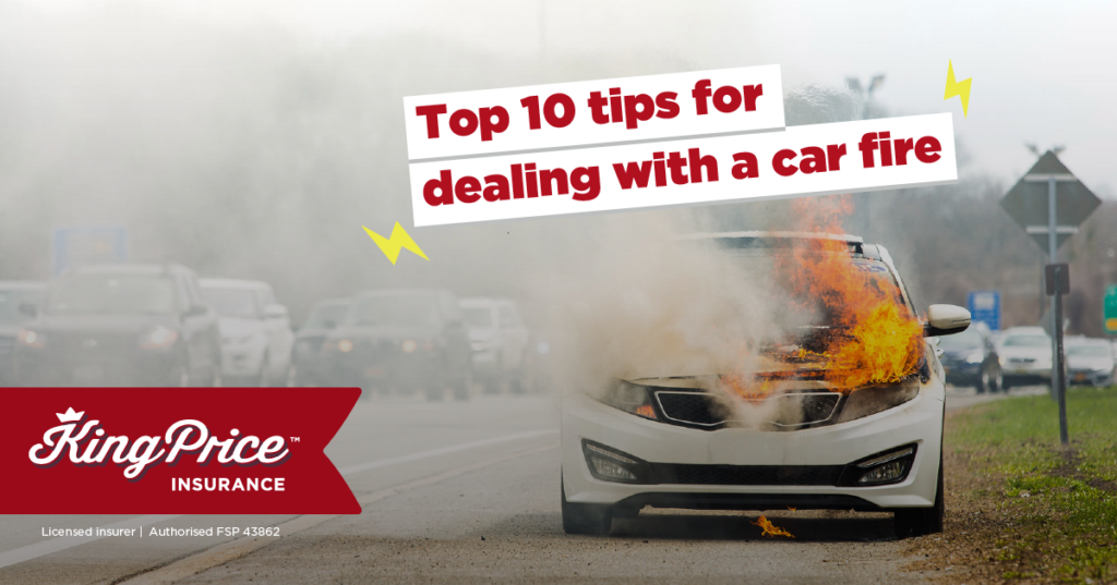 Top 10 tips for dealing with a car fire