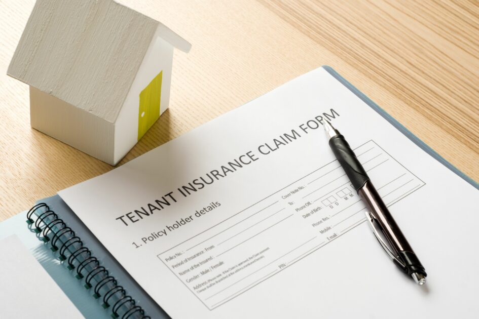 what is tenant insurance, image of tenannt insurance claim form, Gasanmamo insurance blog