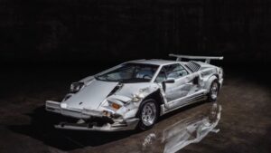 Wrecked Lamborghini Countach from 'Wolf of Wall Street' fails to sell in Abu Dhabi