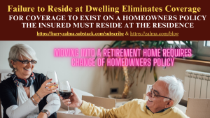 Failure to Reside at Dwelling Eliminates Coverage