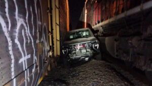 Failed 'Fast And Furious-Style' Train Heist Leaves Chevy And GMC Trucks Destroyed In Mexico