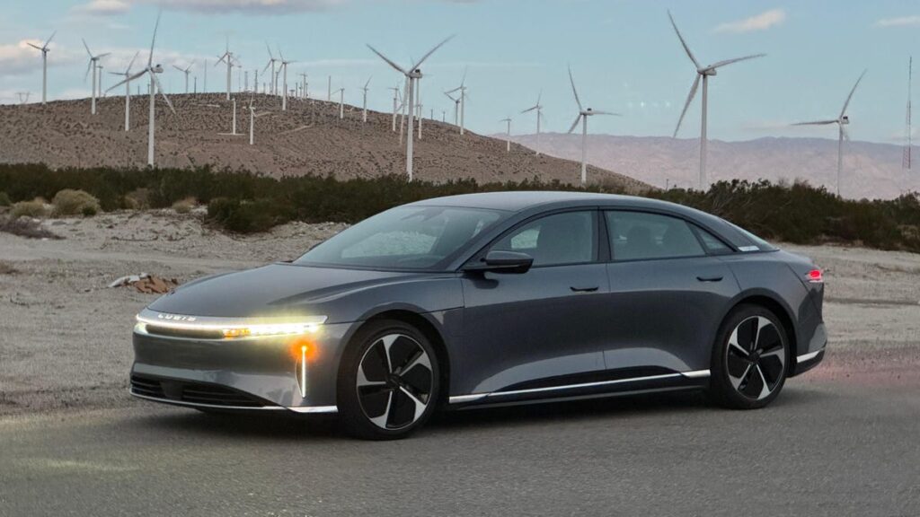 Watch A Lucid Air Pure RWD Go From 0 To 65 MPH And Back To 0 Using Just Regen Braking