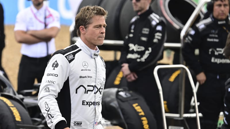 Brad Pitt at Rolex 24 to film scenes for Formula One movie