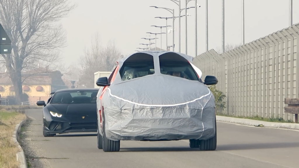 This Grinning Hybrid Lamborghini Urus Prototype Isn't Plotting Anything Sinister, We Promise