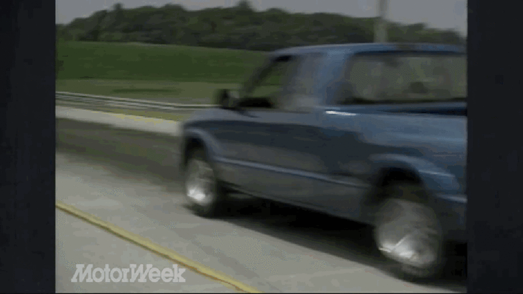 Watch ABS Fail When MotorWeek Tests A 1997 Chevy S-10