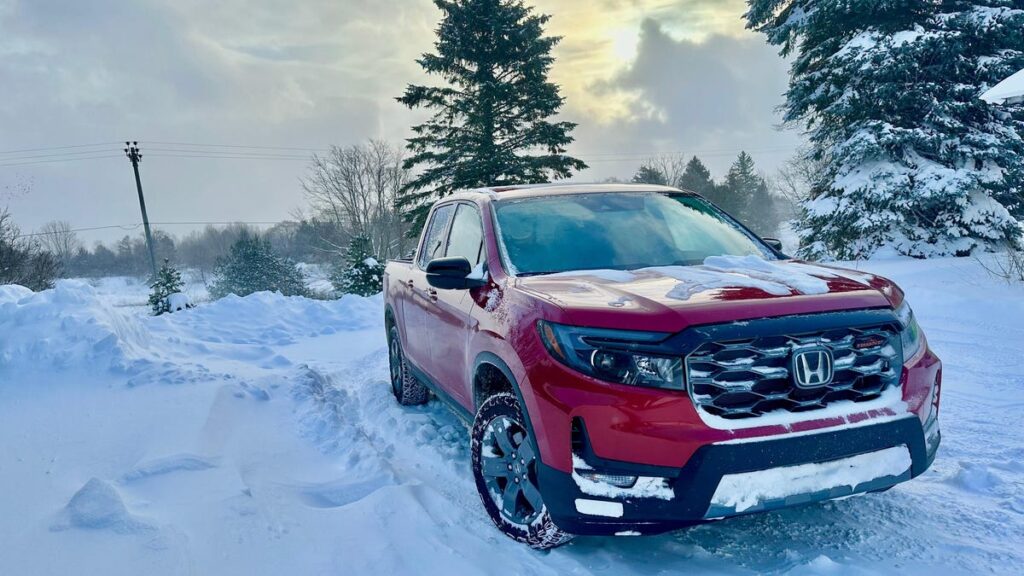 The 2024 Honda Ridgeline Trailsport Can Go Up A Hill -- Even In The Snow