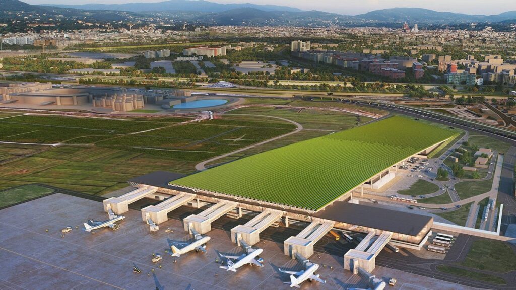 Italian Airport Will Feature 19-Acre Vineyard Atop New Terminal Roof