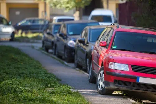 Is it illegal to park on the pavement?