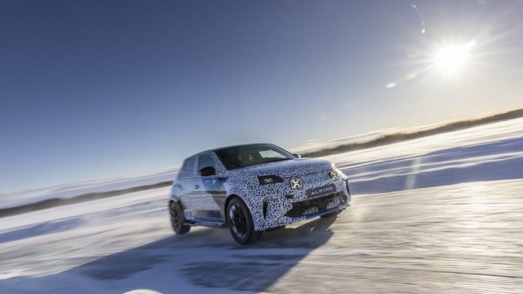 Alpine’s Awesome A290 Hot Hatch Looks Even Cooler Thrashing Up The Arctic