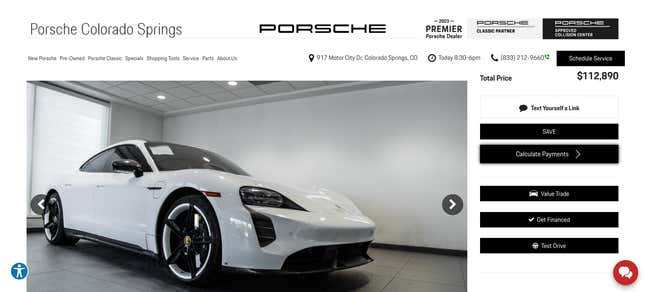 Image for article titled Porsche Taycan Turbos Have Lost Up To $100,000 Value In 4 Years