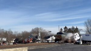 Watch A Freight Train Destroy A Semi Truck That Ignored Closing Barriers