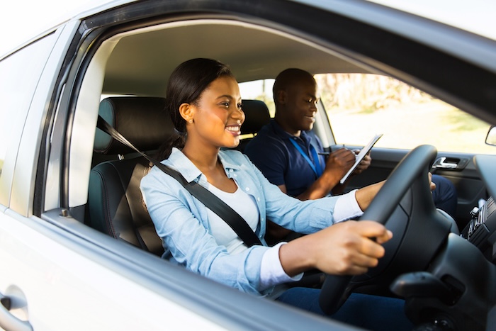 female learner driver