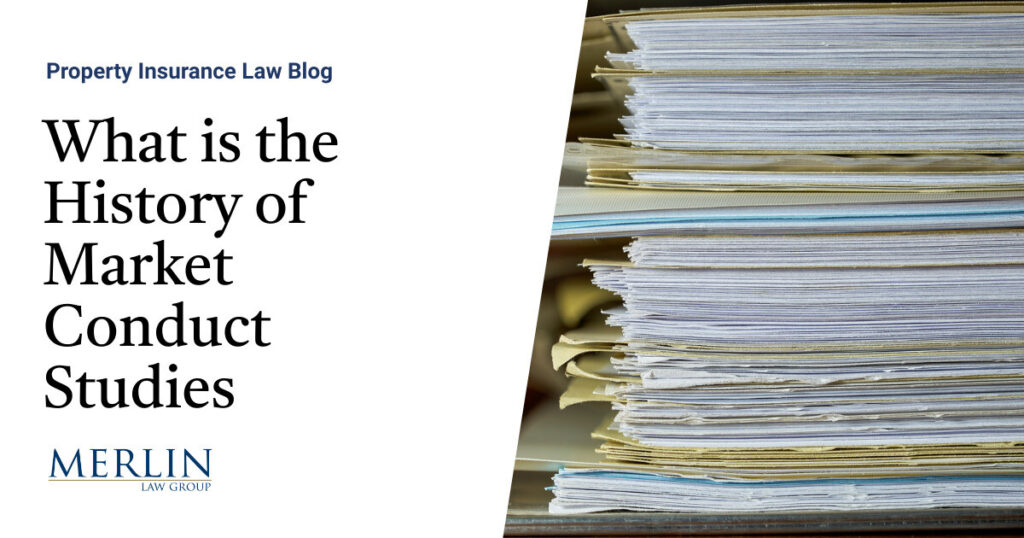 What is the History of Market Conduct Studies?