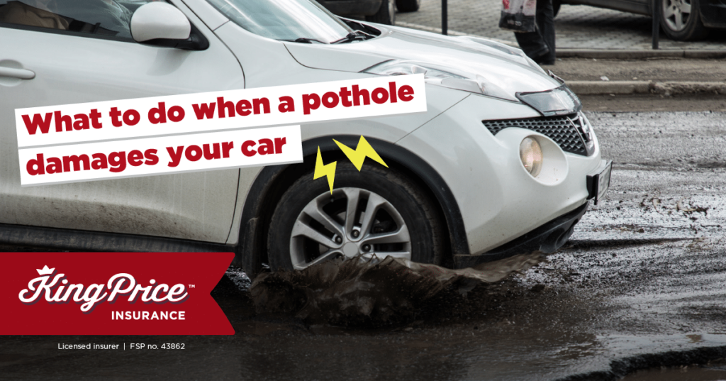 What to do when a pothole damages your car