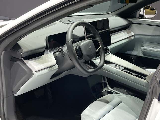 Interior of a Polestar 4